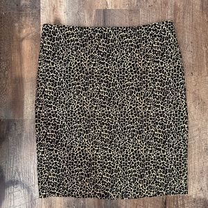 J. Crew Leopard 🐆 Pencil Skirt